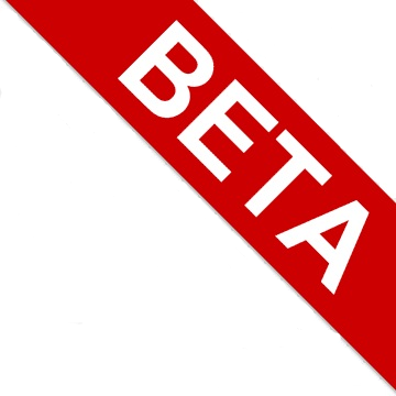 Beta software banner